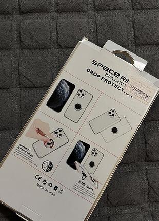 Чохол space iphone x space ring collection прозорий з кільцем-тримачем 2