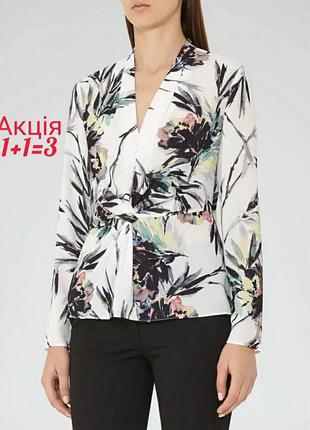 Блуза сорочка reiss maria twist-front top