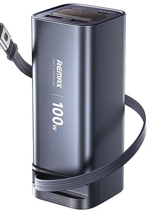 Портативний акумулятор power bank remax fc-22 20000mah 100w (з кабелем type-c)