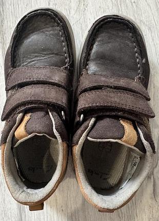 Черевики для хлопчика clarks демісезонні коричневі