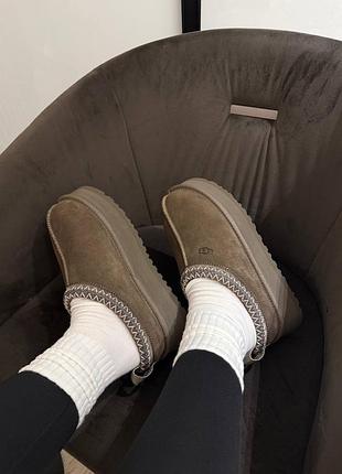 Женские угги ugg tazz brown 7