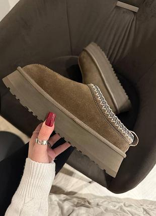 Женские угги ugg tazz brown 5