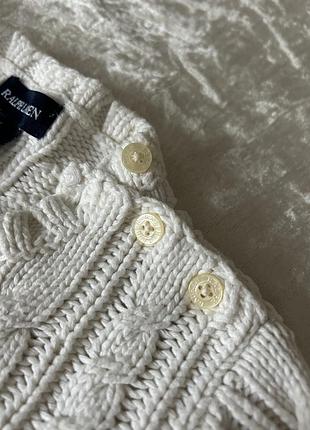 Светр polo ralph lauren білий 4