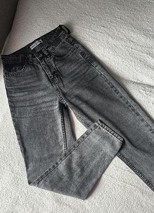 Джинси жіночі zara мом графітові