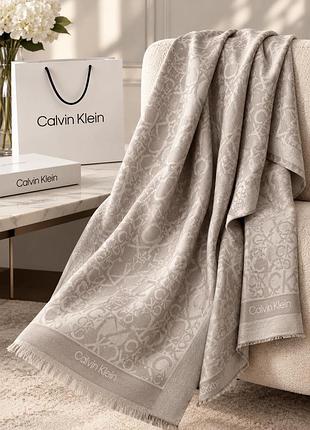 Шарф шаль палантин  calvin klein шерсть