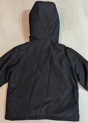 Куртка для дівчинки чорна 140 см 2