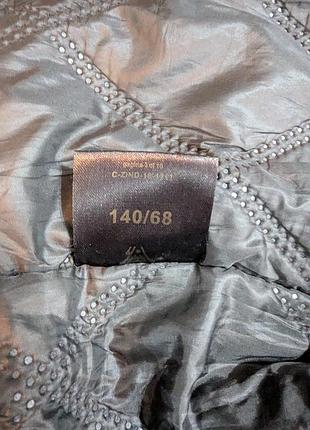 Куртка для дівчинки чорна 140 см 3