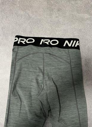 Жіночі лосіни nike pro сірі 2