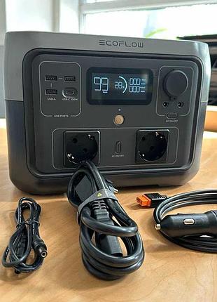 Зарядная станция 500вт ecoflow river 2 max электростанция для дома 142222mah 1000w