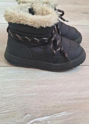 Ботинки сапоги зимові на дівчинку р-р 24 zara kids