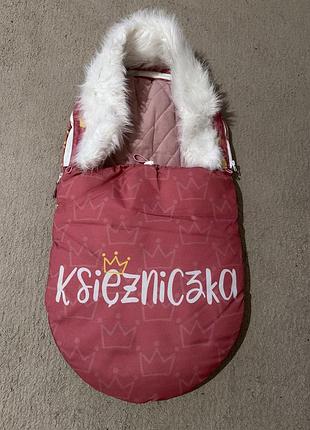Зимовий конверт для дівчинки