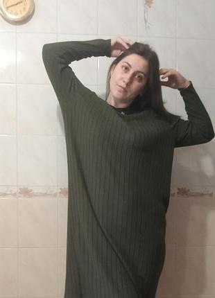 Базова трикотажна сукня в рубчик matalan (розмір xl–xxl / 18) ✨