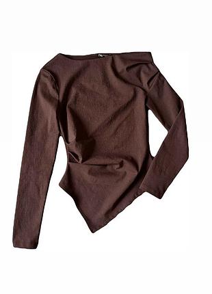 Лонгслів бордовий zara.