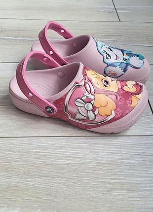 Crocs j3 крокси  на дівчинку щенячий патруль