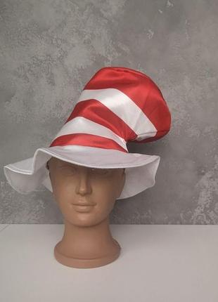 Карнавал маскарад шляпа цилиндр Доктор сеус 3 4 года 98-104 рост dr seuss косплей хеловин хелоуин гелловин кот