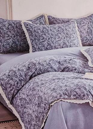 Постельное белье евро из сатина koloco print 1 22346 200х230 см