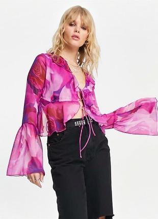 Новая женская блуза-топ bershka 3