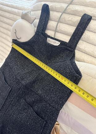 Комбінезон для дівчинки zara теплий сірий 3