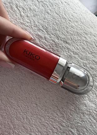 Блиск для губ kiko milano червоний