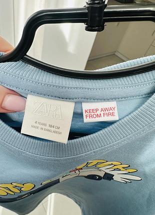 Дитячий лонгслів zara 2
