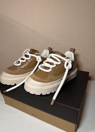 Жіночі утеплені кросівки ugg коричневі 38 розмір