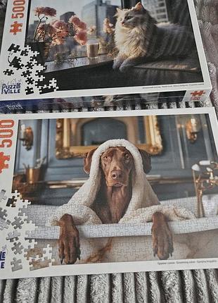 Класичні пазли puzzle ville з тваринами 500 елементів