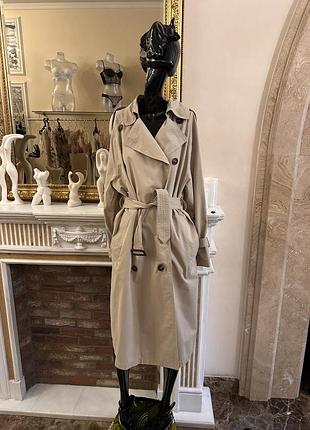 Жіночий тренч zara бежевий