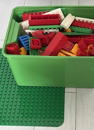 Конструктор lego duplo велика ферма+велика пластина+ящик ikea+багато деталей 6
