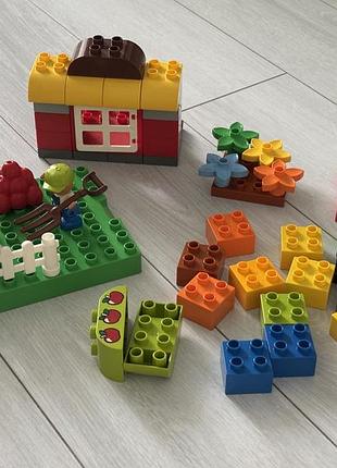Конструктор lego duplo велика ферма+велика пластина+ящик ikea+багато деталей 4