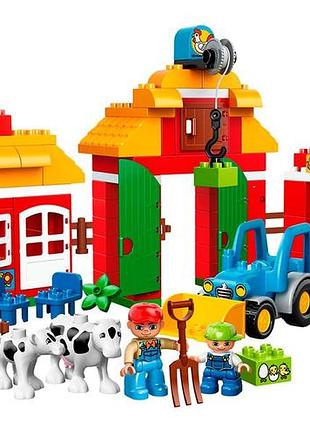Конструктор lego duplo велика ферма+велика пластина+ящик ikea+багато деталей 2