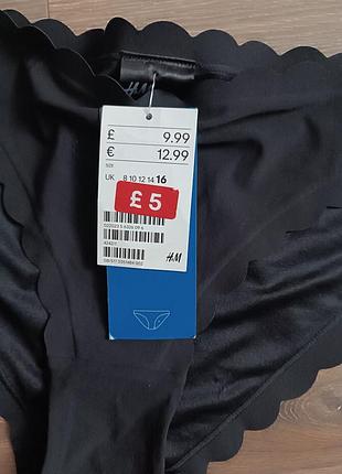 Жіночі плавки h&m чорні 2