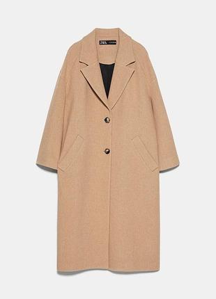 Пільто кемел жіноче zara, р. m