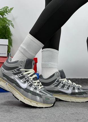 Nike p-6000 light green grey gore tex 6