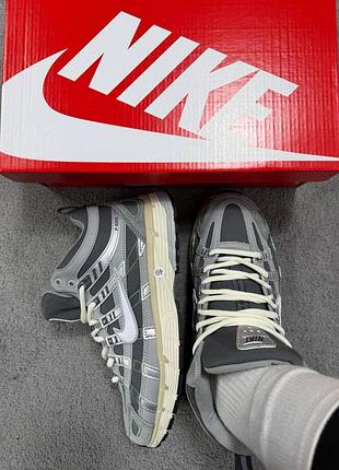 Nike p-6000 light green grey gore tex 4