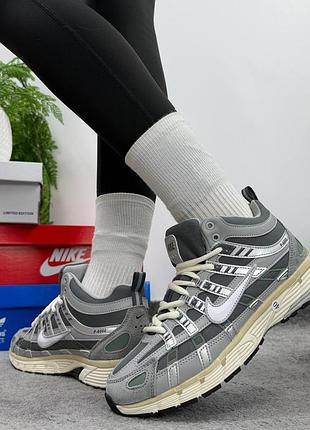 Nike p-6000 light green grey gore tex 5