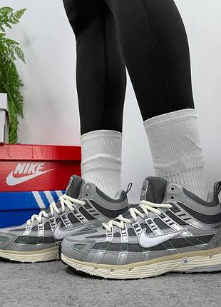 Nike p-6000 light green grey gore tex 9