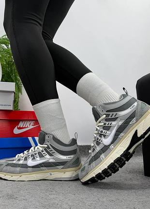 Nike p-6000 light green grey gore tex 8