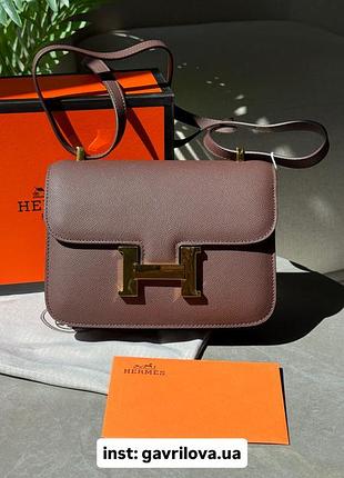 Сумочка constance 23 epsom calf brown/gold❣️