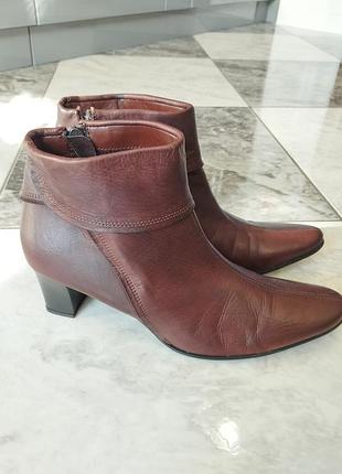 Элегантные кожаные ботильоны roberto santi 42 р. (стелька 28 см), деми