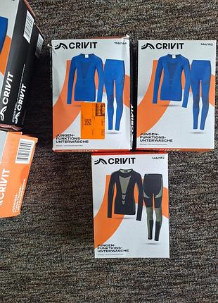 Термобелье crivit в наличии размеры 146-152 и 158-164.
