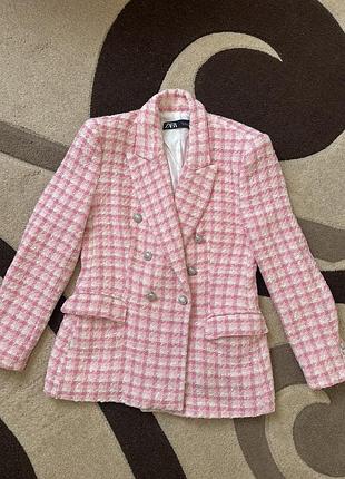Твідовий піджак zara