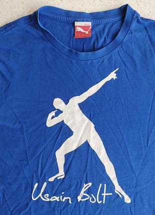 Мужская футболка puma usein. bolt 3