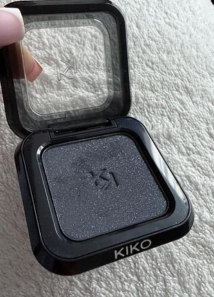 Тіні для повік kiko milano компактні графітові шимерні