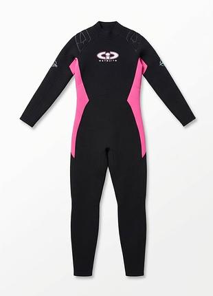 Гідрокостюм the wetsuit factory жіночий чорний з рожевим розмір 14 (l)
