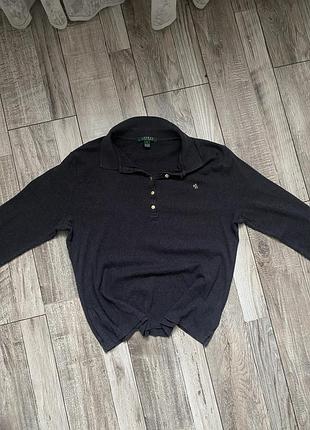 Лонгслів lauren ralph lauren чорний