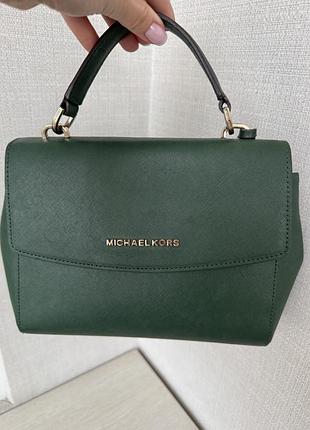 Сумка для жінок michael kors темно-зелена