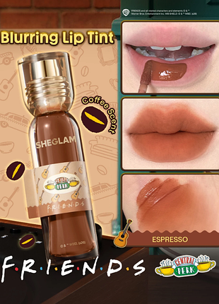 Тинт для губ ssheglam friends central perk blurring lip tint - espresso с эффектом размытия контура (6360)