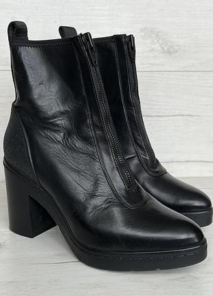 Шкіряні ботильйони черевики alexander wang x h&m (оригінал)