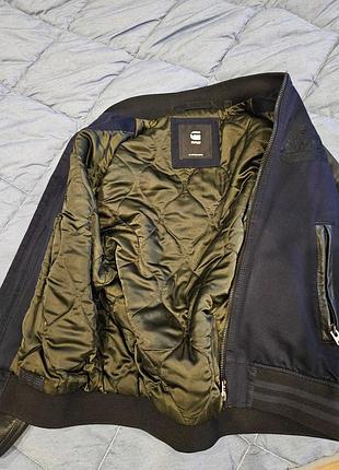 Куртка чоловіча g-star raw бомбер синя 4