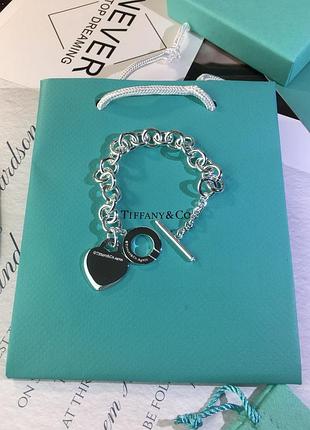 Срібний браслет tiffany 2